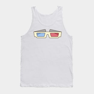 3D Cinema Glasses Tank Top